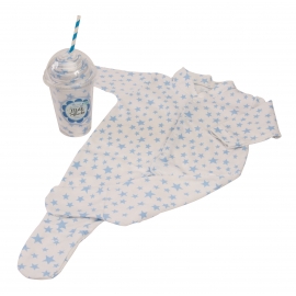 Bluebird - Milkshake Sleepsuit Bleu 3-6 luni