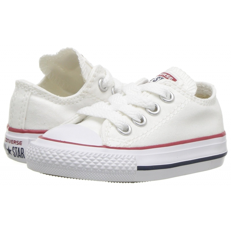 radical fake Glad Converse - Tenisi Copii All Star Infant Trainers, Low Top, Alb