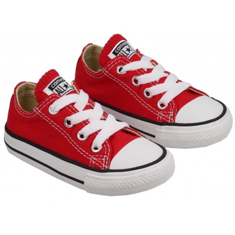 Dalset Odysseus chemicals Converse - Tenisi Copii All Star Infant Trainers, Low Top, Rosu