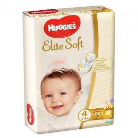 Huggies - Scutece Elite Soft 4, 8-14 kg, 66 buc