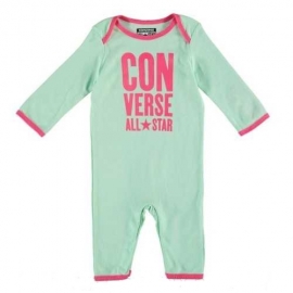 Converse - Salopeta All Star Infant Body All-in-one, Verde/Roz