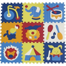 Babygreat - Covoras Puzzle Circul Minunat 92x92 cm