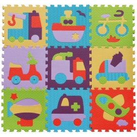 Babygreat - Covoras Puzzle Transport 92x92 cm