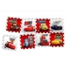 Covoras Puzzle Cars - "Race of a Lifetime", 8 buc, Knorrtoys