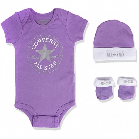 Converse - Set 3 piese All Star Infant Gift, Purple