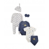 Mothercare - Set cadou 6 piese body, Cosy Navy
