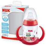 NUK - Canita cu manere First Choice+ 150ml, 6 luni+, Rosu