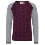 Lego Wear - Bluza copii lana merinos LW Unique 700, Mov/Gri