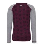 Lego Wear - Bluza copii lana merinos LW Unique 700, Mov/Gri - imagine 2