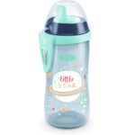 NUK - Cana cu cioc tare Kiddy Cup Night, 300ml, 12 luni+, Night/Blue Planet