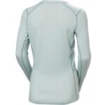 Helly Hansen - Bluza termica dama W Lifa Merino MidW cu lana merinos, Green Mist Mountain Camo - imagine 3