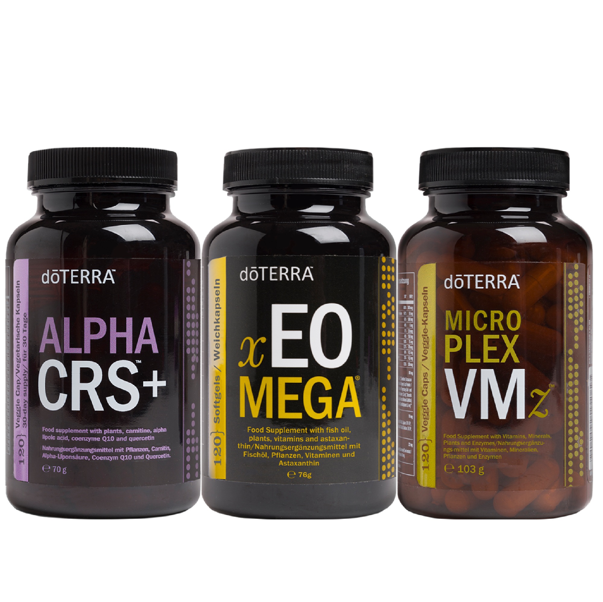 DoTERRA – Pachetul Lifelong Vitality Pack, 3*120 capsule