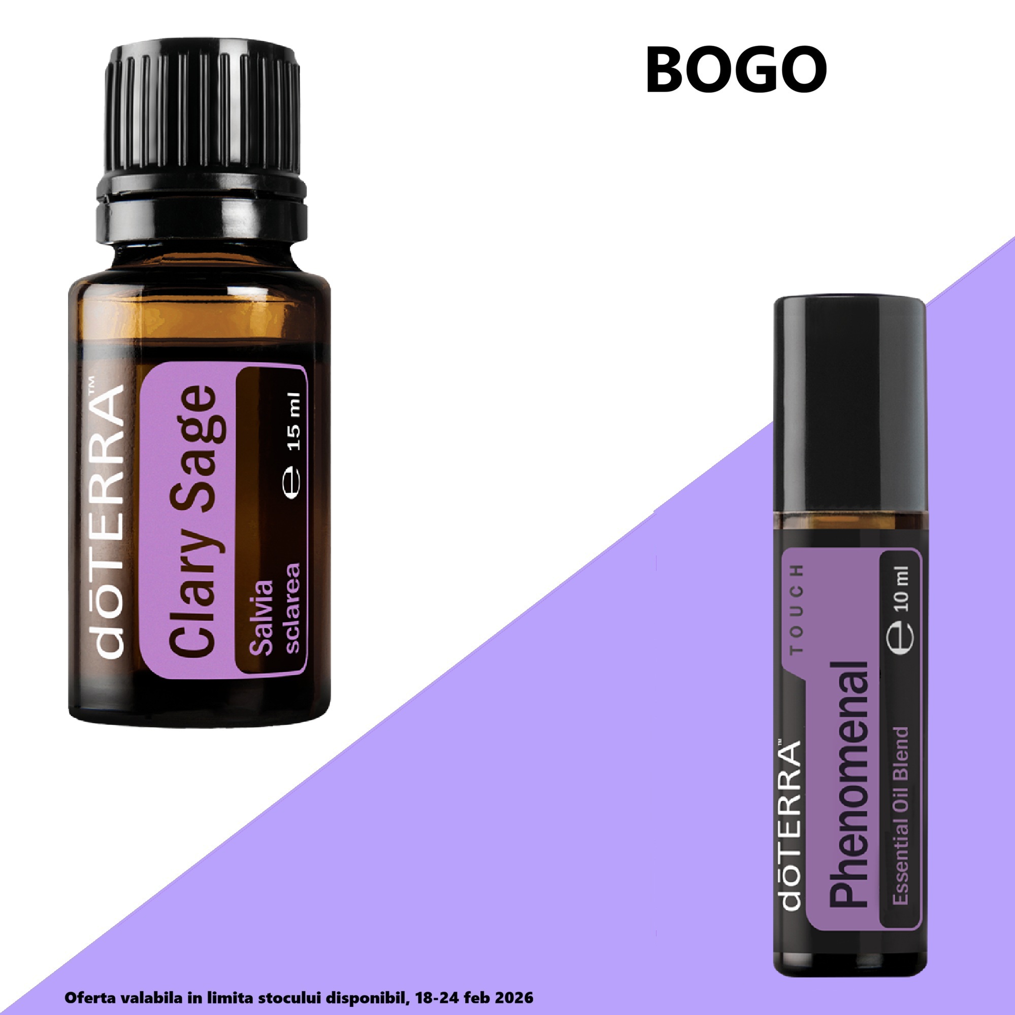 doTERRA – BOGO Clary Sage 15 ml + Phenomenal Touch 10 ml