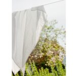 Little Bamboo - Museline din bambus organic Squares, 8 buc, 60x60 cm White - imagine 2